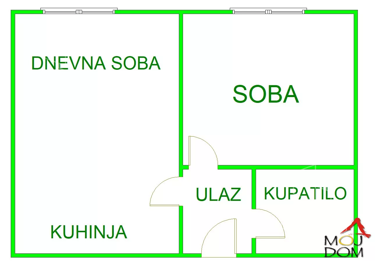 Jednoiposoban stan | 4zida