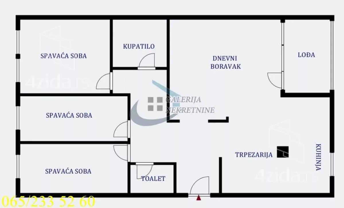 Troiposoban stan | 4zida