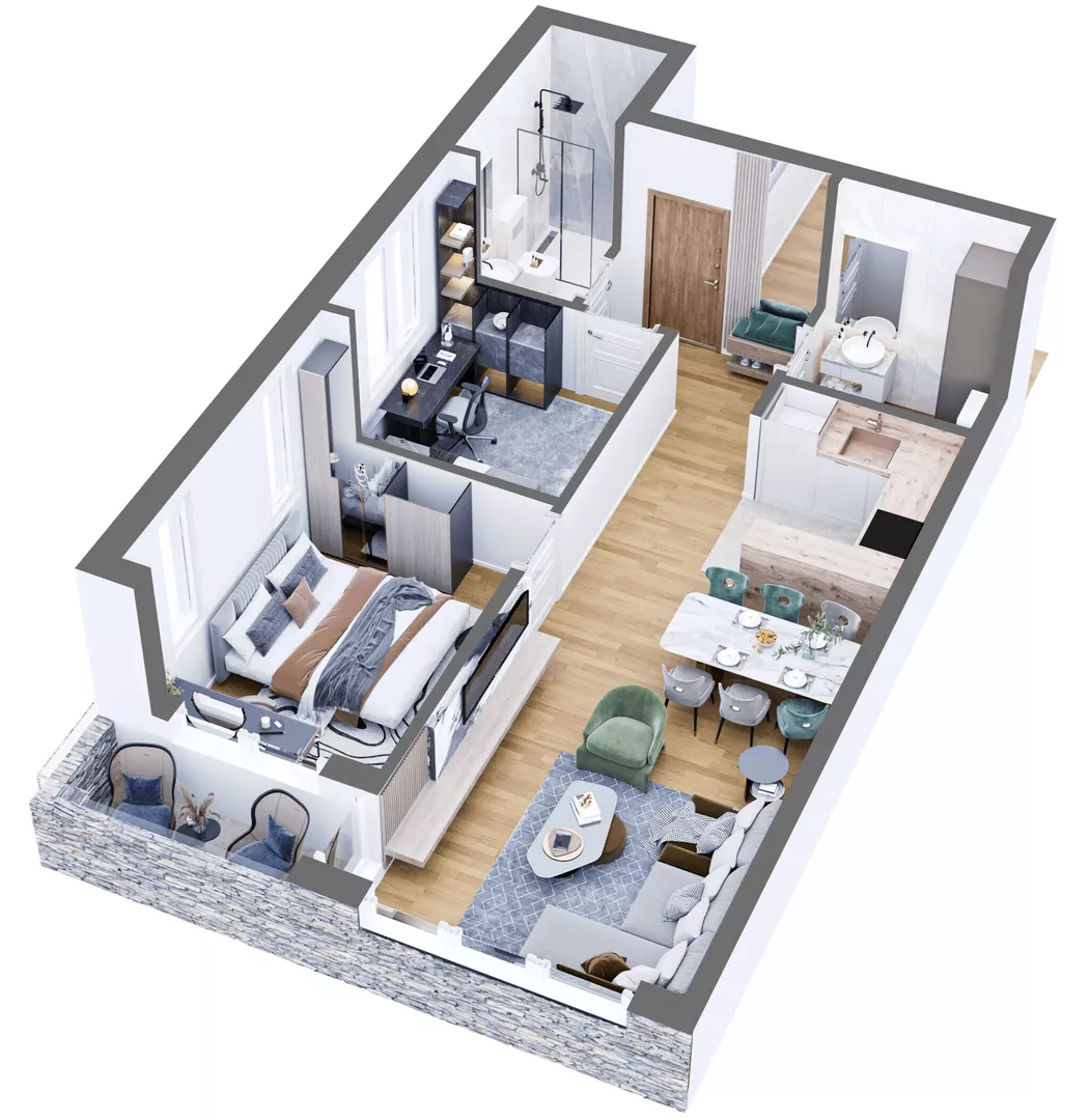 Trosoban stan | 4zida