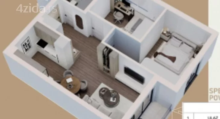 Dvoiposoban stan | 4zida