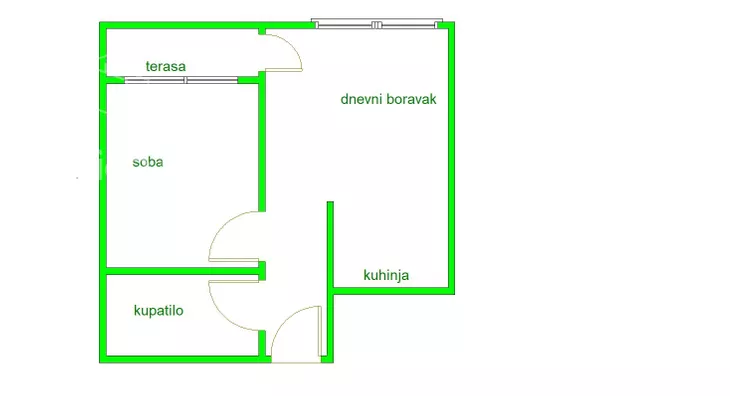 Jednoiposoban stan | 4zida