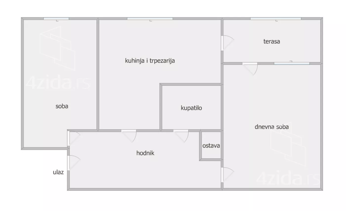 Jednoiposoban stan | 4zida