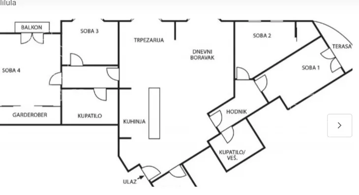 Petosoban stan | 4zida