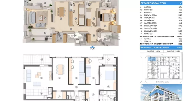 Četvorosoban | 4zida