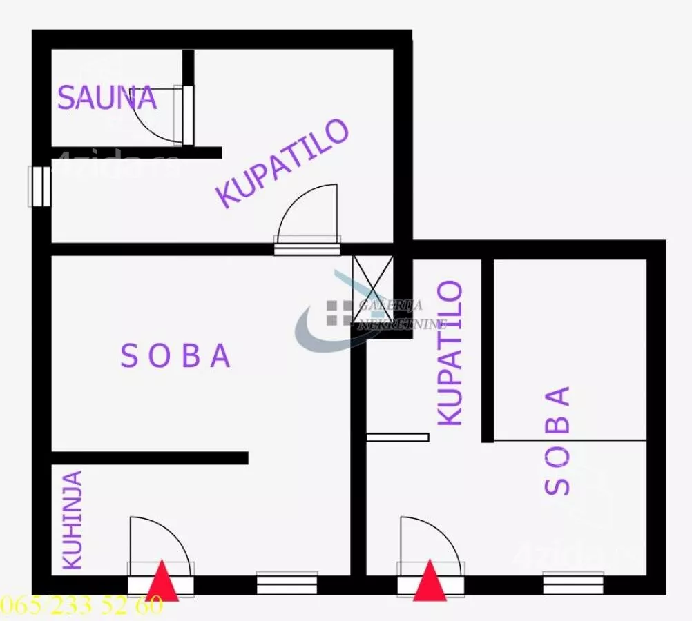 Dvosoban stan | 4zida