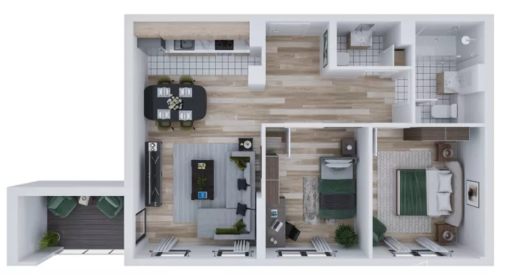 Dvoiposoban stan | 4zida