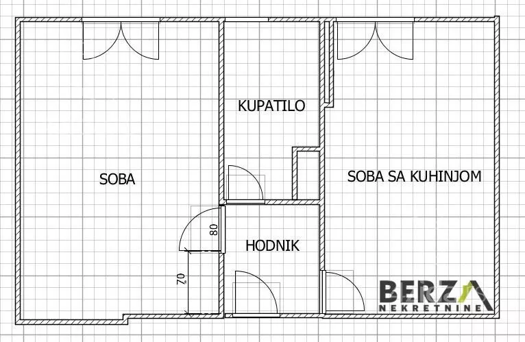Jednoiposoban stan | 4zida