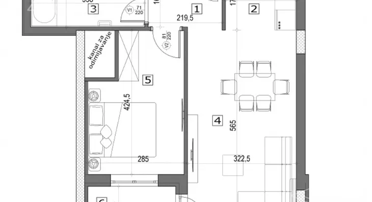 Dvosoban stan | 4zida