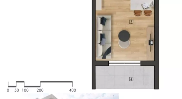 Jednosoban stan | 4zida