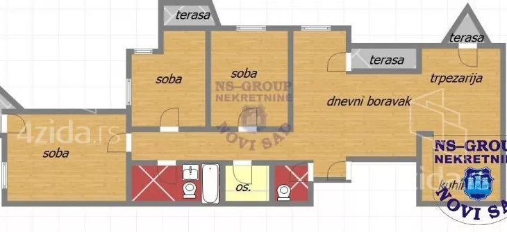 Troiposoban stan | 4zida