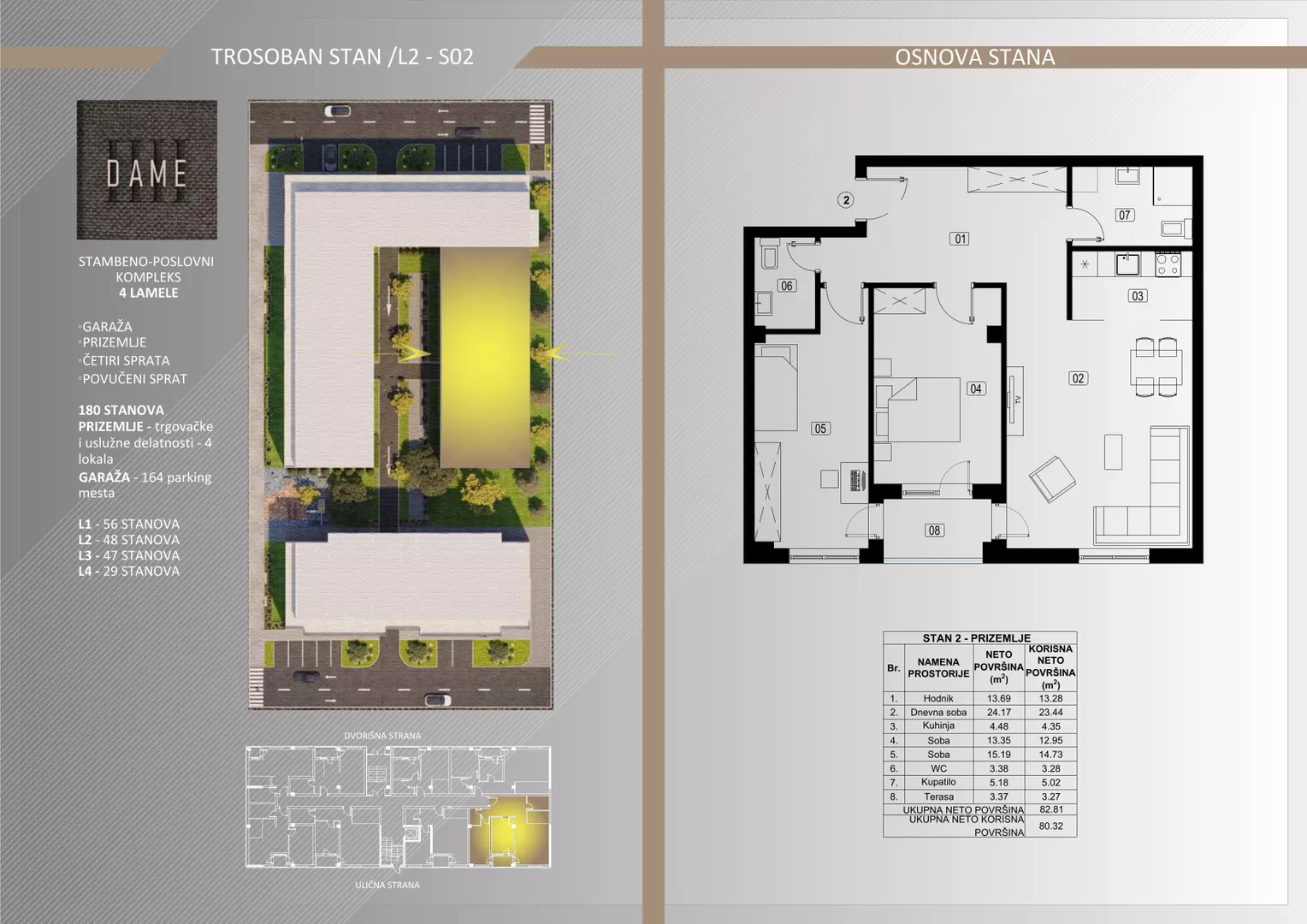 Trosoban stan | 4zida
