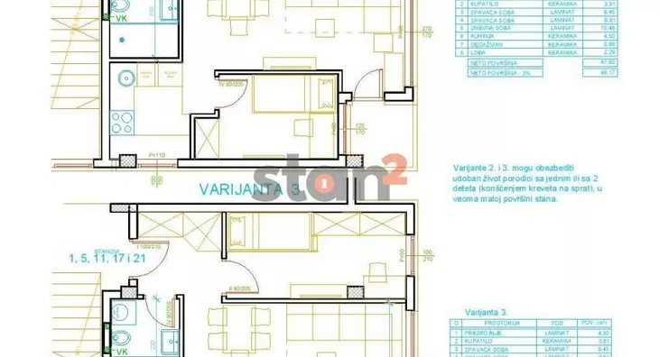 Jednoiposoban stan | 4zida