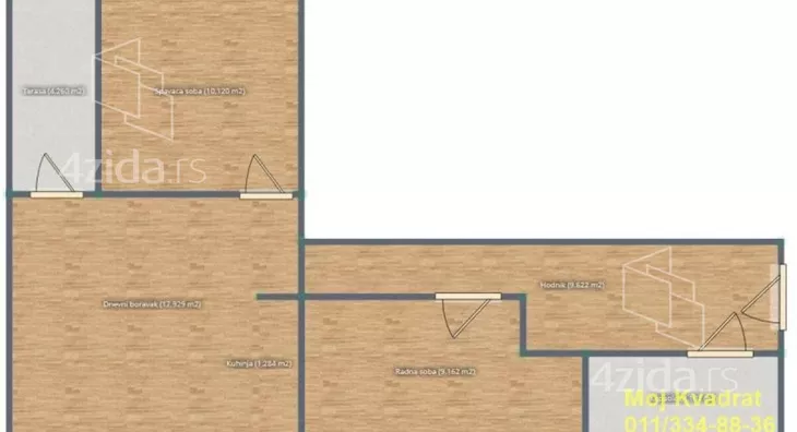 Trosoban stan | 4zida