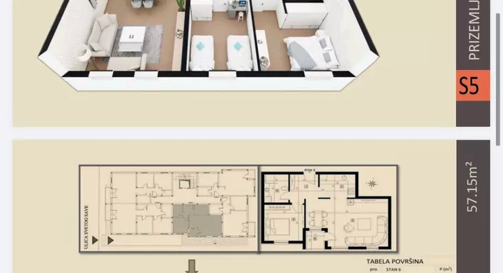 Jednoiposoban stan | 4zida