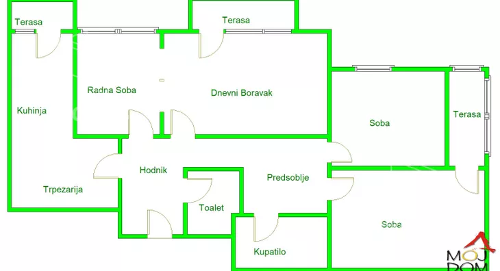 Troiposoban stan | 4zida