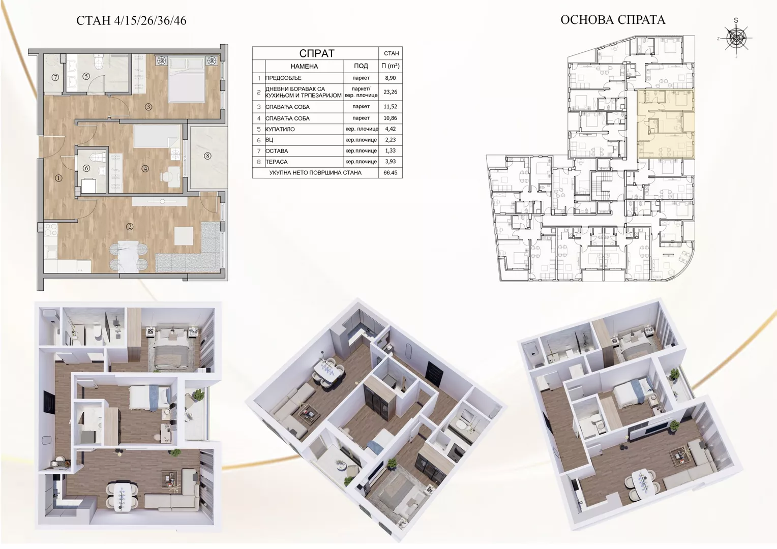 Dvosoban stan | 4zida