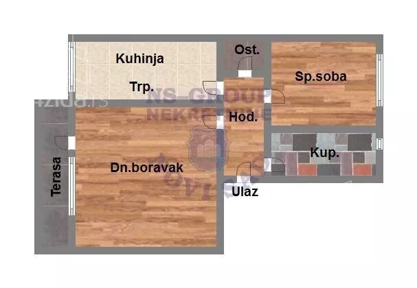 Dvosoban stan | 4zida