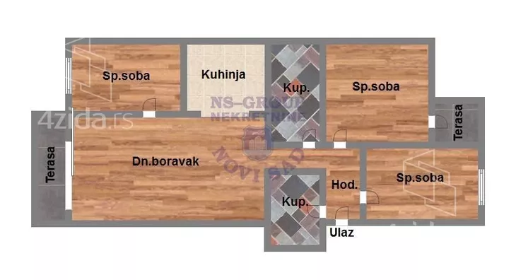 Četvorosoban stan | 4zida