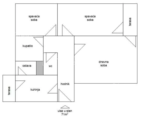 Trosoban stan | 4zida