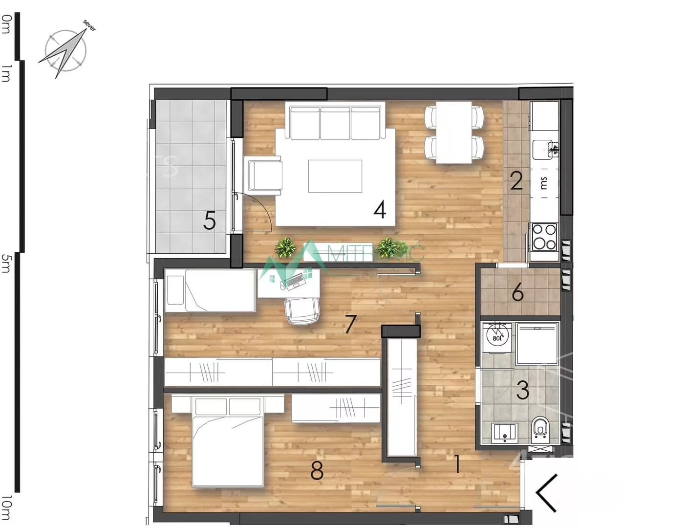 Dvoiposoban stan | 4zida