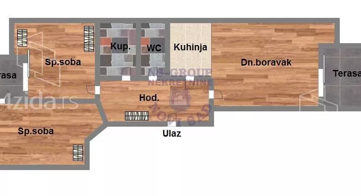 Trosoban stan | 4zida