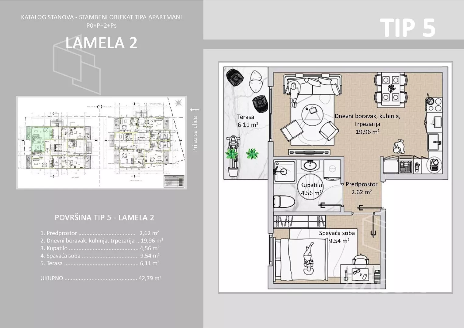 Jednosoban stan | 4zida