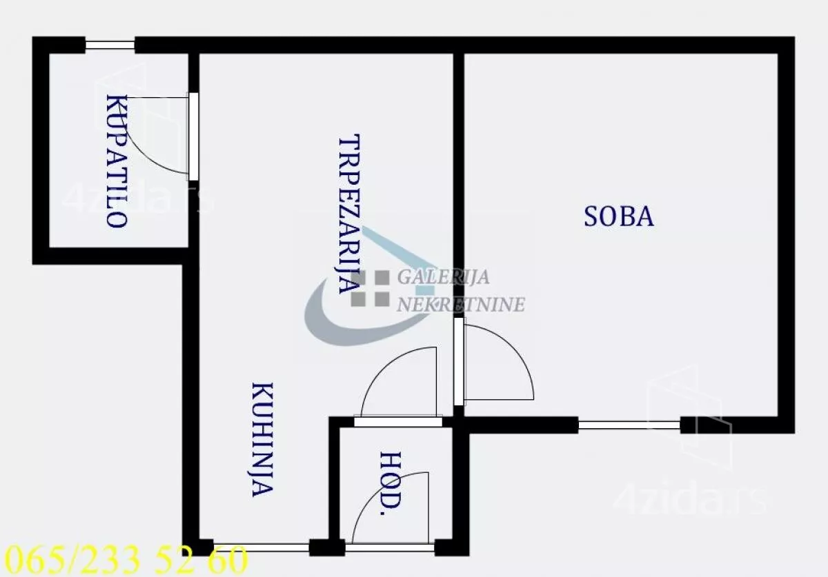 Jednosoban stan | 4zida