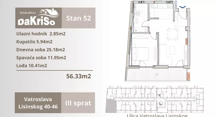 Dvosoban stan | 4zida