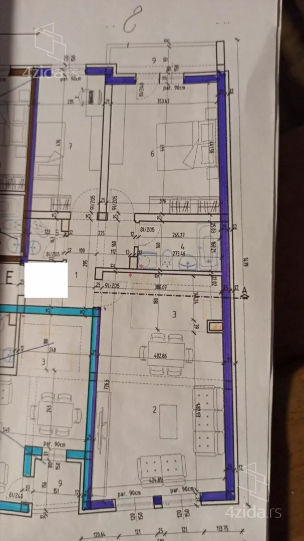 Trosoban stan | 4zida