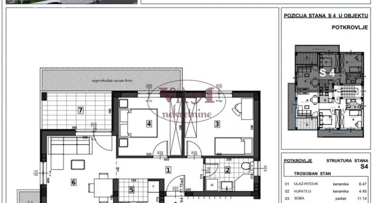 Trosoban stan | 4zida