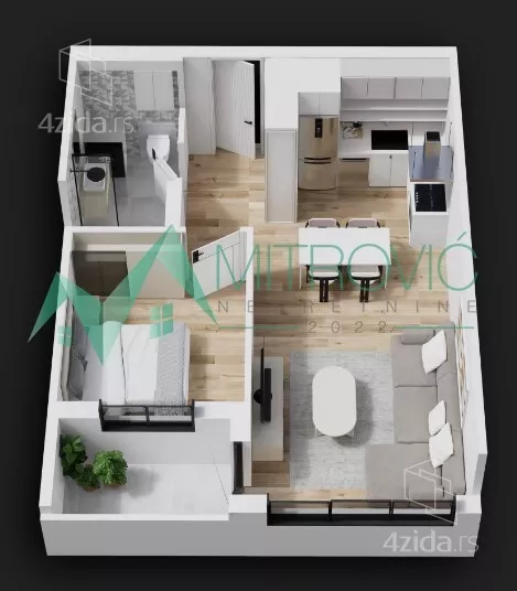 Dvosoban stan | 4zida