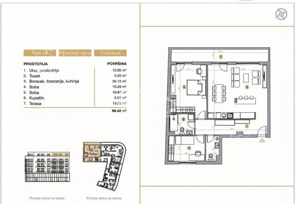 Trosoban stan | 4zida