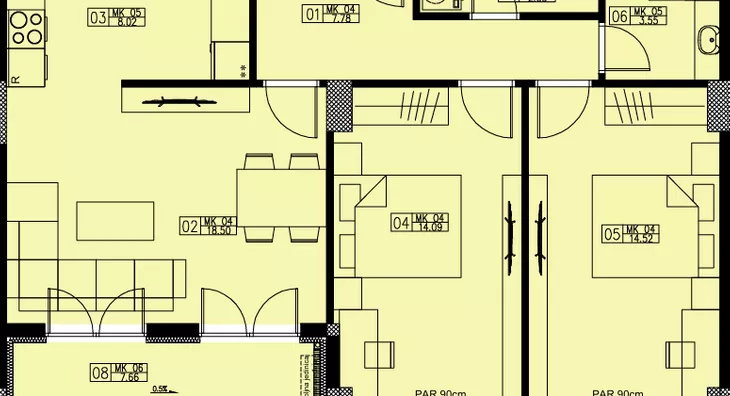 Trosoban stan | 4zida