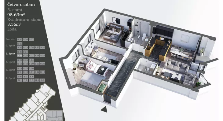 Četvorosoban | 4zida