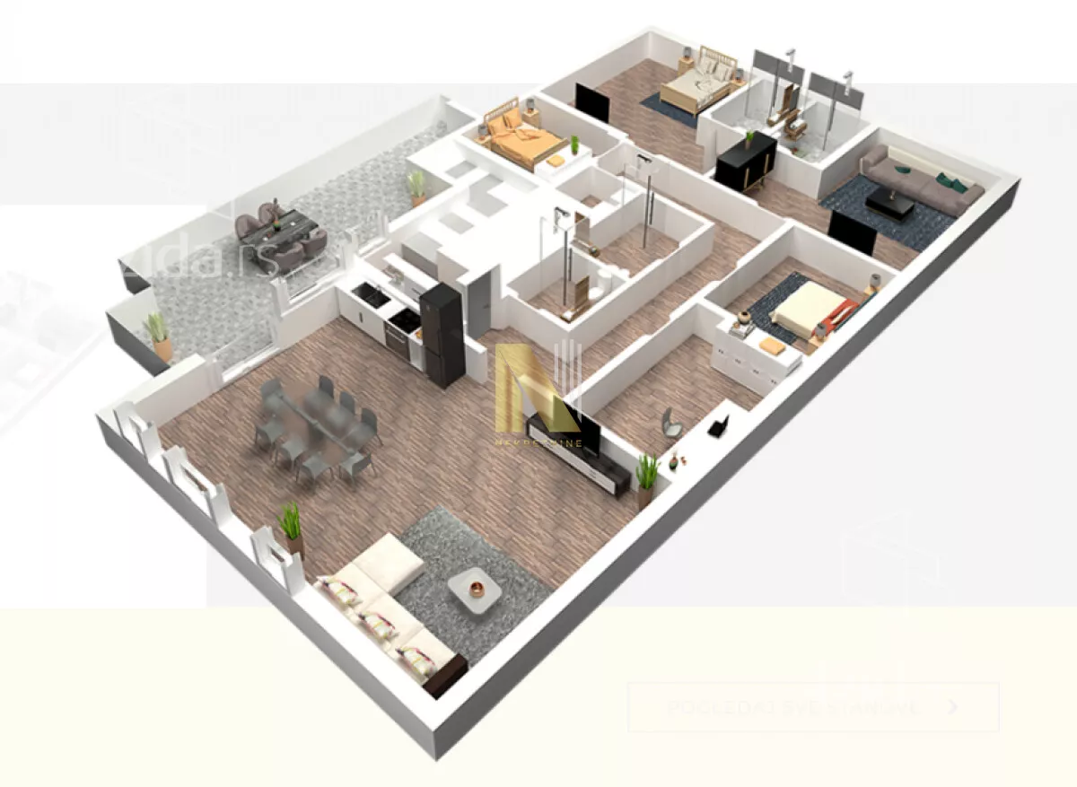 Šestosoban stan | 4zida