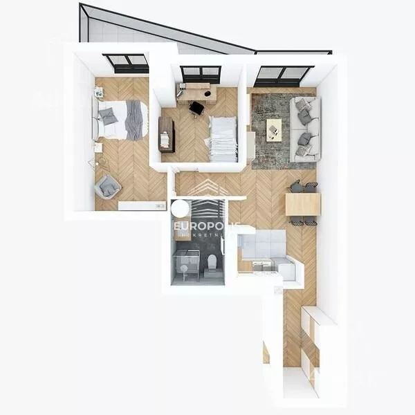 Dvoiposoban stan | 4zida