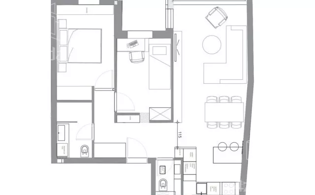 Trosoban stan | 4zida