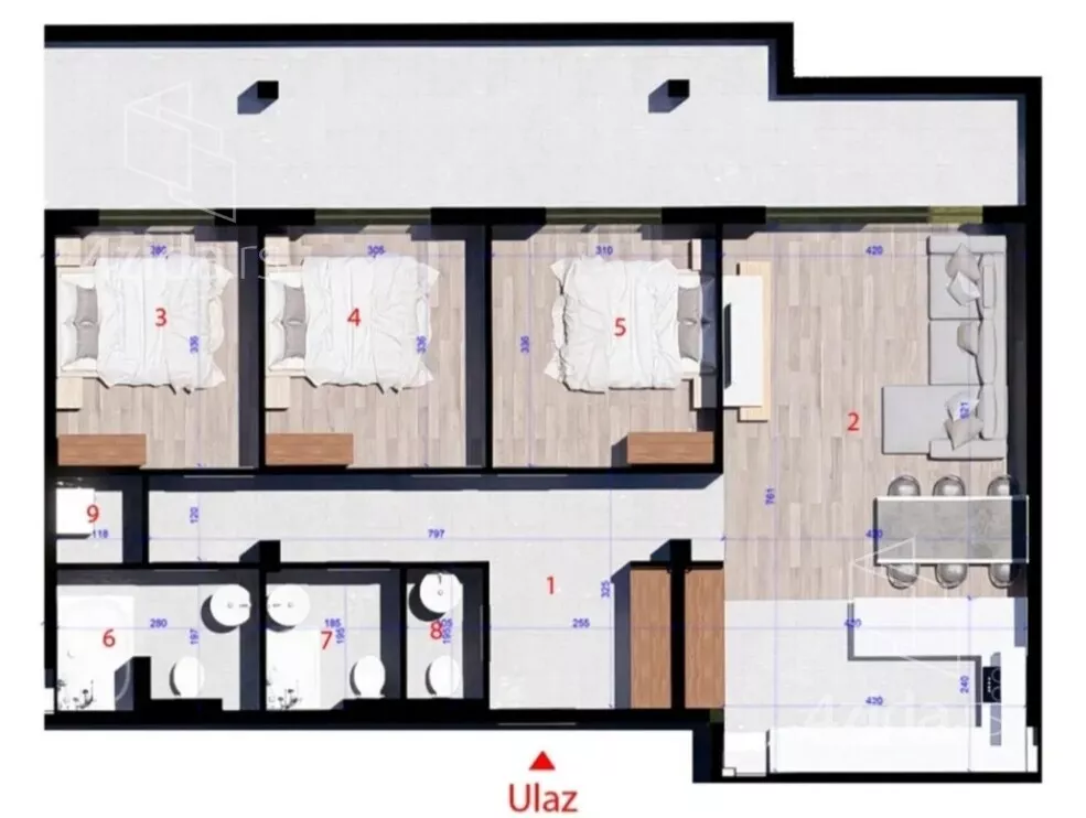 Četvorosoban stan | 4zida