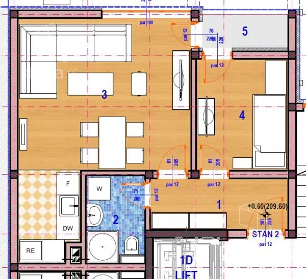 Jednoiposoban stan | 4zida