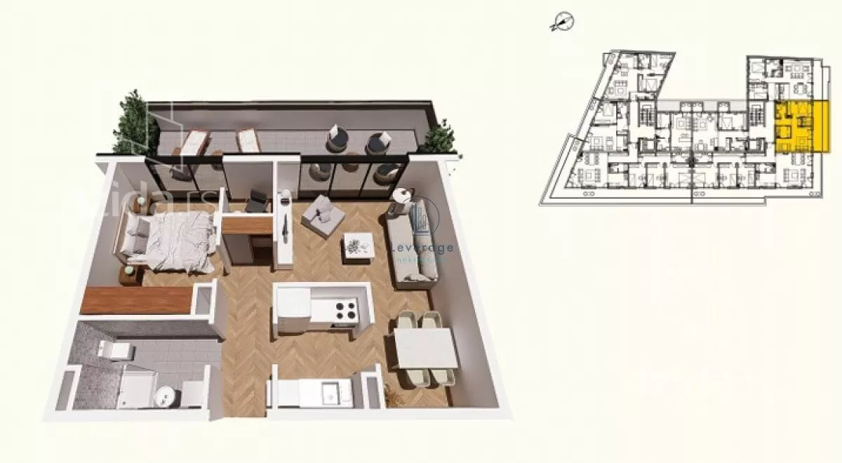 Dvosoban stan | 4zida