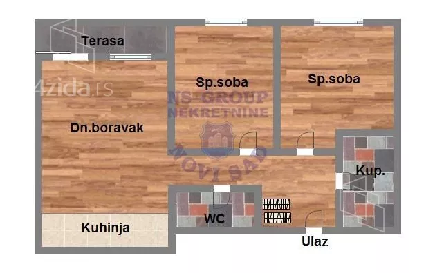 Dvoiposoban stan | 4zida