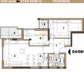Trosoban stan | 4zida