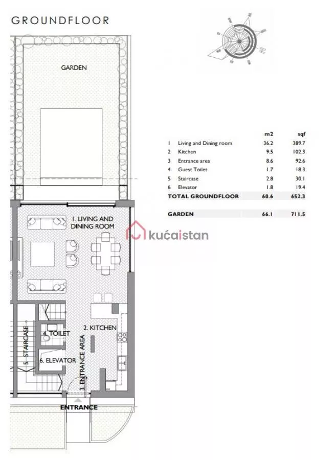 Petosoban stan | 4zida