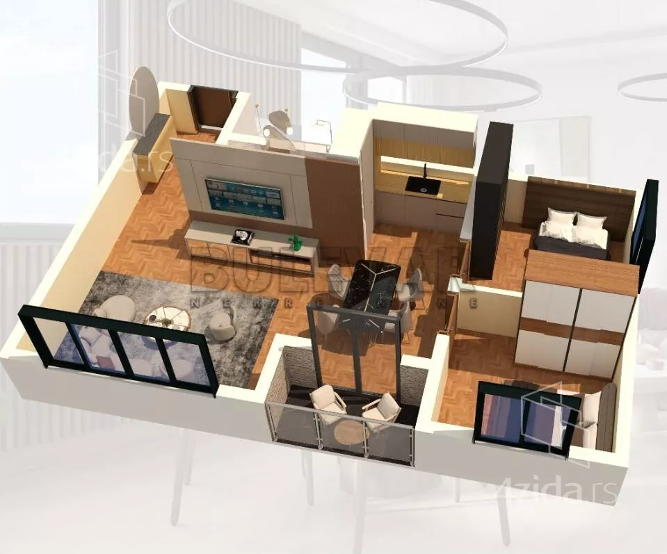 Dvoiposoban stan | 4zida