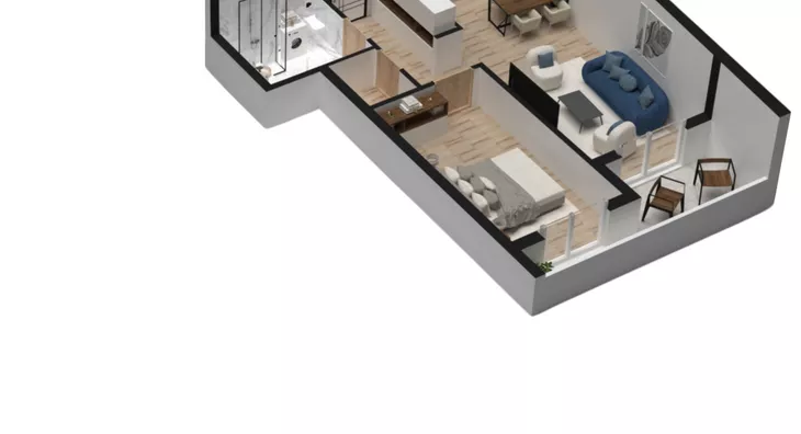 Jednoiposoban stan | 4zida