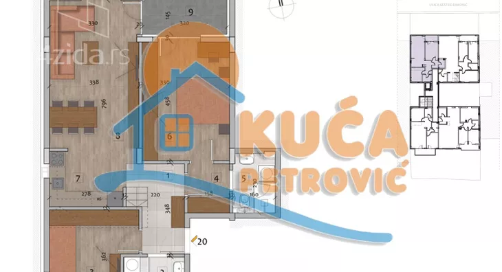 Trosoban stan | 4zida