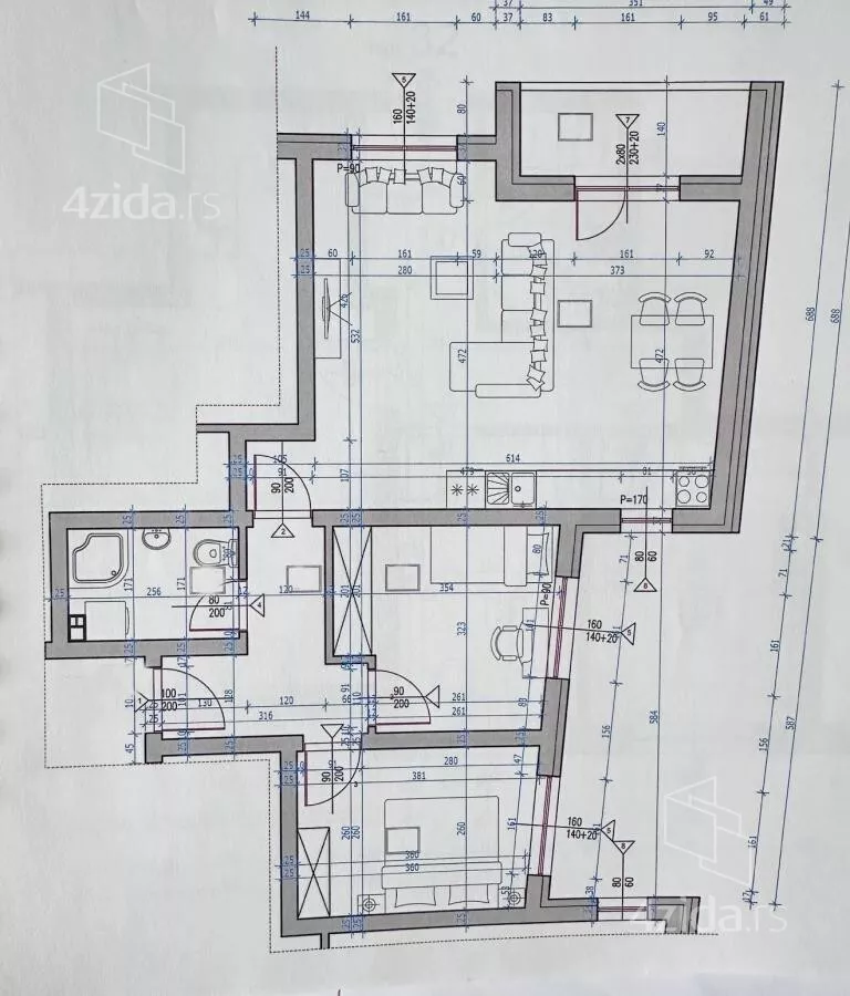 Trosoban stan | 4zida