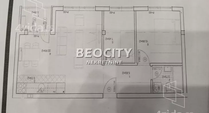 Trosoban stan | 4zida