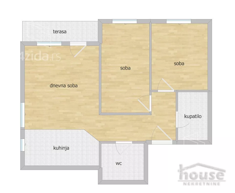 Trosoban stan | 4zida