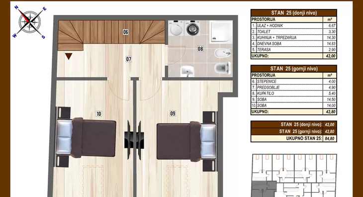 Trosoban stan | 4zida